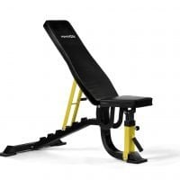 PowerGym Fitness Adjustable Bench in Yellow Option