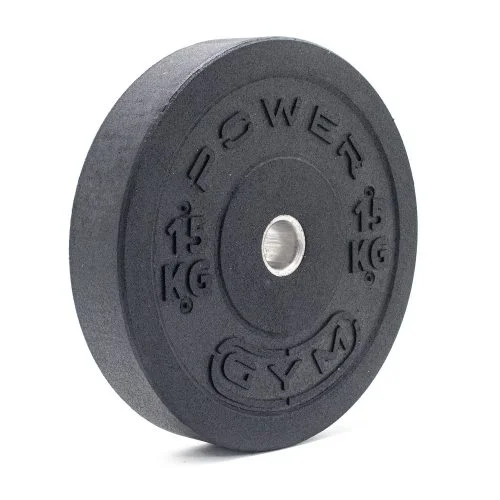 Rubber Crumb Bumper Weight Plates - 15kg Size